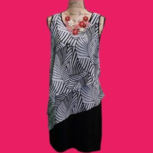 EUC AB STUDIO black and grey size 4 dress